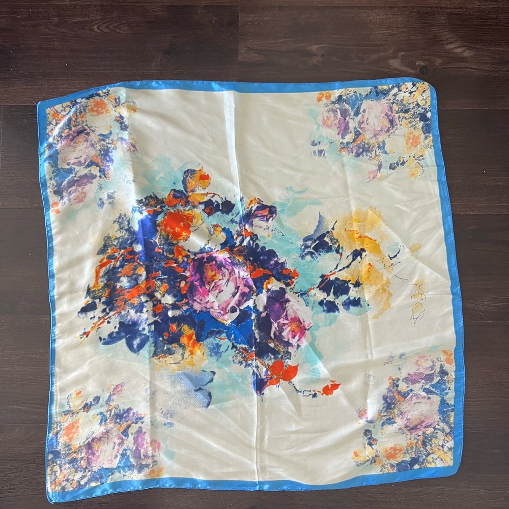 100% silk handkerchief